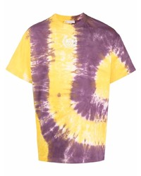 T-shirt girocollo effetto tie-dye multicolore di BEL-AIR ATHLETICS