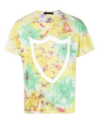 T-shirt girocollo effetto tie-dye multicolore di Htc Los Angeles