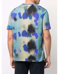 T-shirt girocollo effetto tie-dye multicolore di Paul Smith