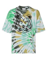 T-shirt girocollo effetto tie-dye multicolore di Kenzo