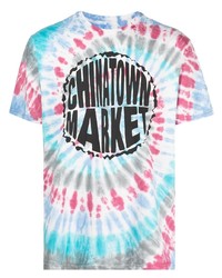 T-shirt girocollo effetto tie-dye multicolore di MARKET