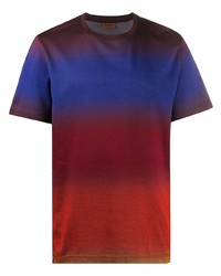 T-shirt girocollo effetto tie-dye multicolore di Missoni