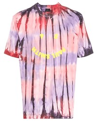 T-shirt girocollo effetto tie-dye multicolore di PS Paul Smith