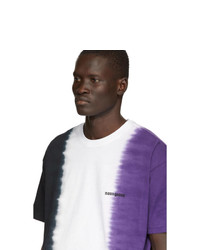 T-shirt girocollo effetto tie-dye multicolore di Noon Goons