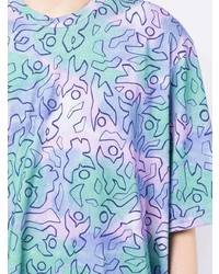T-shirt girocollo effetto tie-dye multicolore di Isabel Marant