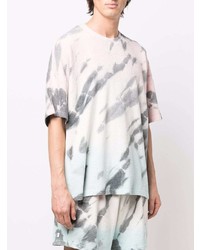 T-shirt girocollo effetto tie-dye multicolore di Bonsai