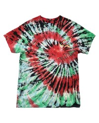 T-shirt girocollo effetto tie-dye multicolore di Travis Scott Astroworld