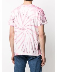 T-shirt girocollo effetto tie-dye rosa di Isabel Marant