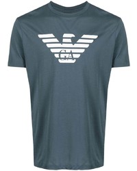 T-shirt girocollo foglia di tè di Emporio Armani