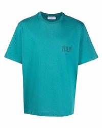 T-shirt girocollo foglia di tè di Ih Nom Uh Nit