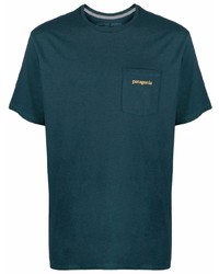 T-shirt girocollo foglia di tè di Patagonia