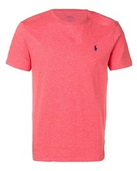 T-shirt girocollo fucsia di Polo Ralph Lauren
