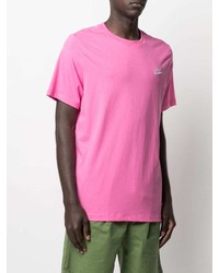 T-shirt girocollo fucsia di Nike