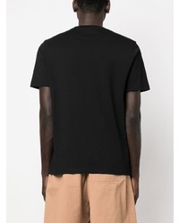 T-shirt girocollo geometrica nera di Paul Smith