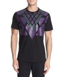 T-shirt girocollo geometrica