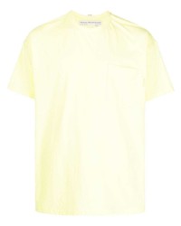 T-shirt girocollo gialla di Advisory Board Crystals
