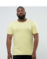 T-shirt girocollo gialla di Asos