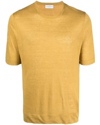 T-shirt girocollo gialla di Ballantyne