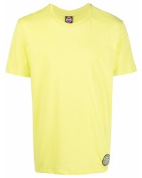 T-shirt girocollo gialla di Colmar