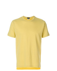 T-shirt girocollo gialla di Comme Des Garcons Homme Plus