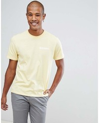 T-shirt girocollo gialla di Element
