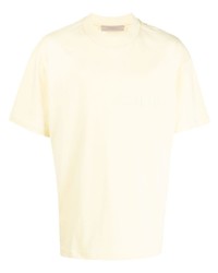 T-shirt girocollo gialla di FEAR OF GOD ESSENTIALS