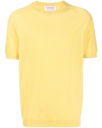T-shirt girocollo gialla di FURSAC