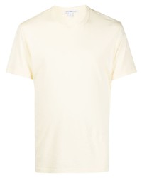 T-shirt girocollo gialla di James Perse