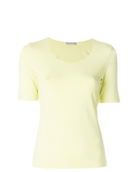 T-shirt girocollo gialla di Le Tricot Perugia