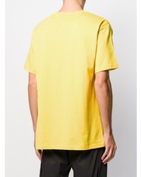 T-shirt girocollo gialla di Tommy Jeans