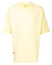 T-shirt girocollo gialla di Musium Div.