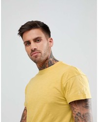 T-shirt girocollo gialla di New Look