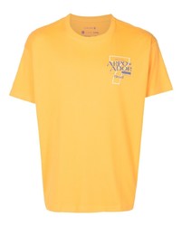 T-shirt girocollo gialla di OSKLEN