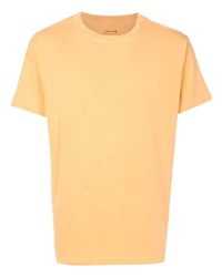 T-shirt girocollo gialla di OSKLEN