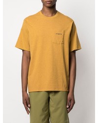 T-shirt girocollo gialla di Patagonia