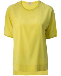 T-shirt girocollo gialla di P.A.R.O.S.H.
