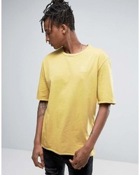 T-shirt girocollo gialla di Puma