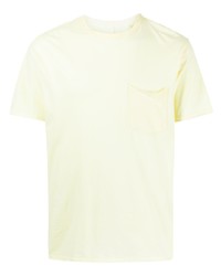 T-shirt girocollo gialla di rag & bone