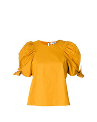 T-shirt girocollo gialla di Sea