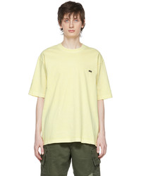T-shirt girocollo gialla di Undercoverism