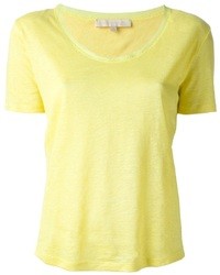 T-shirt girocollo gialla di Vanessa Bruno