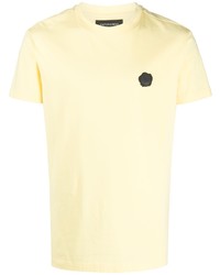 T-shirt girocollo gialla di Viktor & Rolf