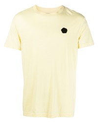 T-shirt girocollo gialla di Viktor & Rolf