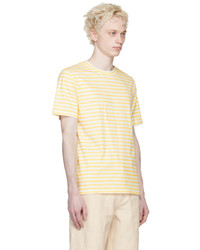 T-shirt girocollo gialla di A.P.C.