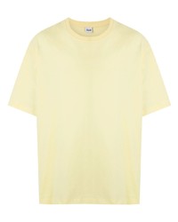 T-shirt girocollo gialla di Àlg