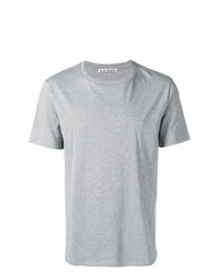 T-shirt girocollo grigia di Acne Studios