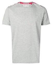 T-shirt girocollo grigia di Alpha Industries