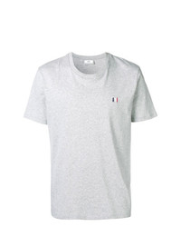 T-shirt girocollo grigia di AMI Alexandre Mattiussi