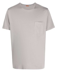 T-shirt girocollo grigia di Barena