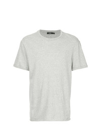 T-shirt girocollo grigia di Bassike